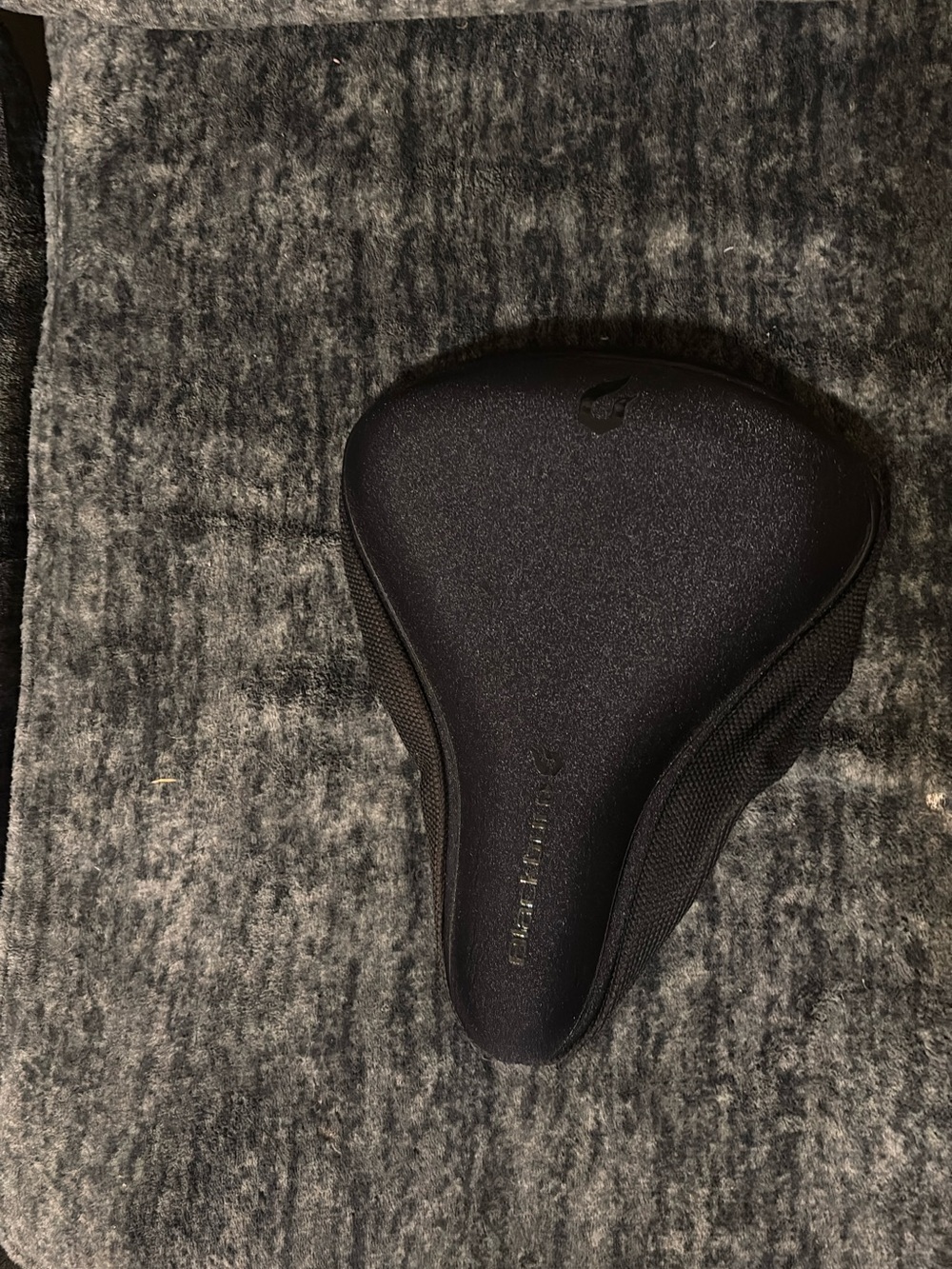 Padded Black Bike Saddle Cover by